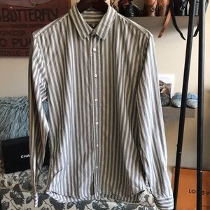 7 for all mankind men’s stripe button down
